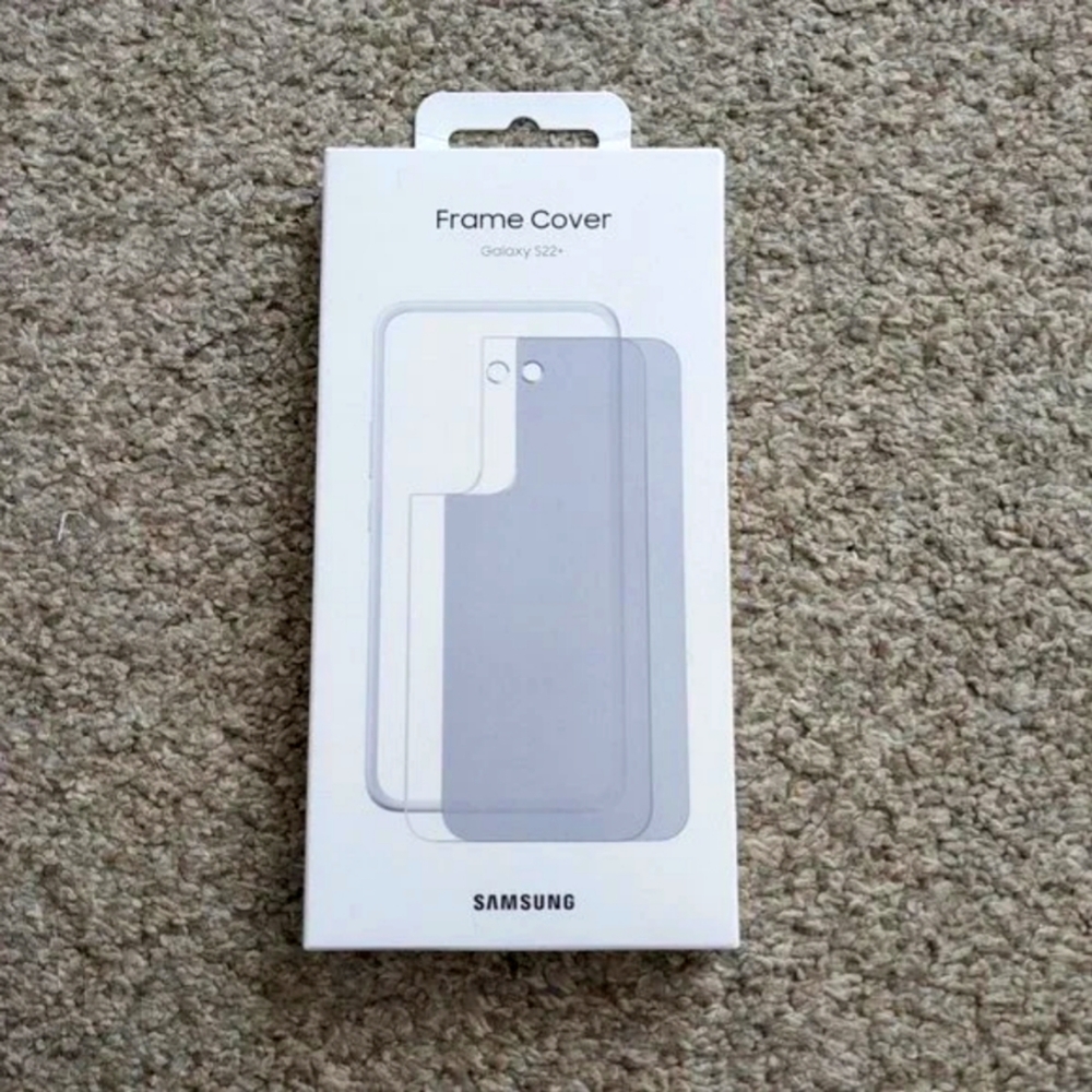 Samsung Galaxy S22+ White Phone Frame Cover